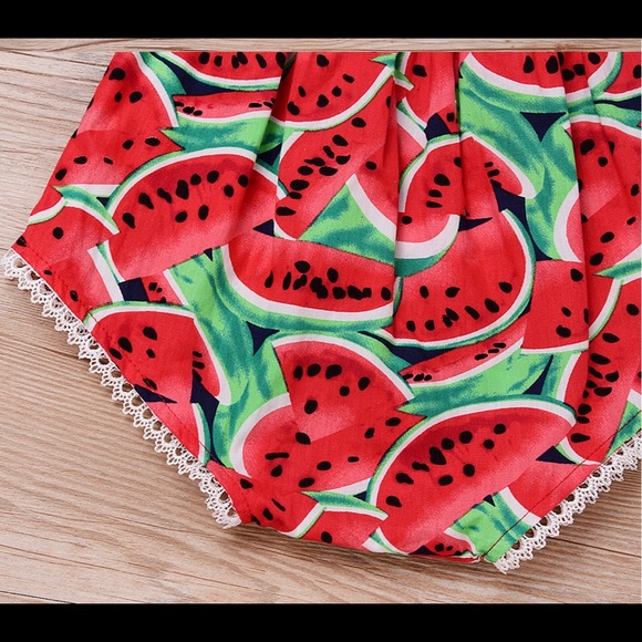 Baby girls watermelon ruffle set new several sizes - Picture 4 of 4